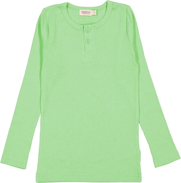 MarMar Bluse Modal Fine Rib Clover i grøn