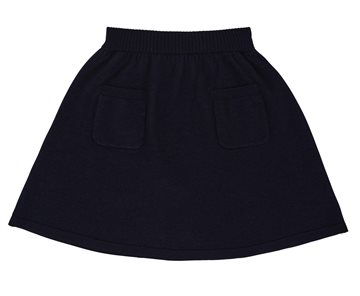 FUB Nederdel Feltet Skirt Dark Navy