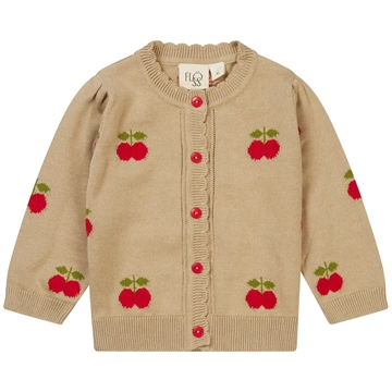 Flöss Cardigan Barbara Tan/Apple