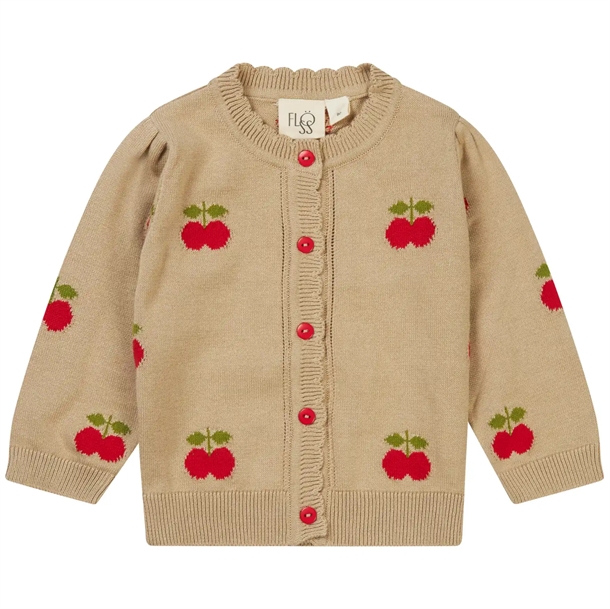 Flöss Cardigan Barbara Tan/Apple