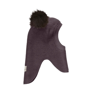 Huttelihut Hue Uld m. Alpaca Kvaster - Raisin