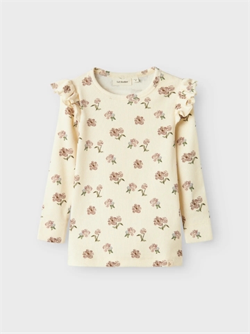 Lil Atelier Bluse Gavo Eko Turtledove Peony