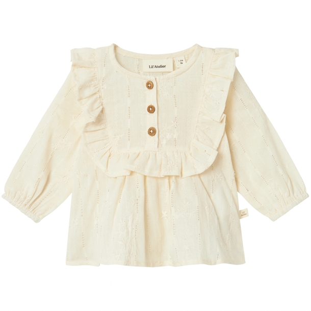 Lil Atelier Bluse NMFRHODY LOOSE SHIRT - baby - Turtledove