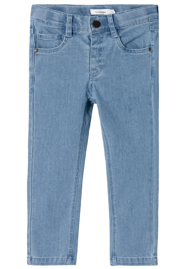 Lil Atelier Bukser - Ryan Slim Okaja Jeans - Medium Blue Denim