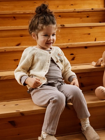 Lil Atelier Cardigan Strik Emlen Birch