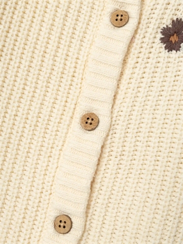 Lil Atelier Cardigan Strik Emlen Birch