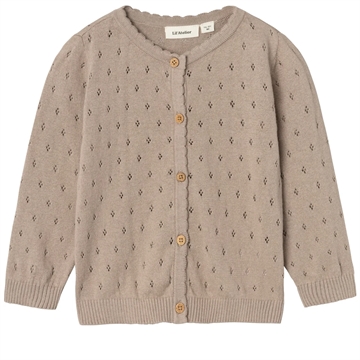 Lil Atelier Cardigan Pointelle Strik Nimi Etherea