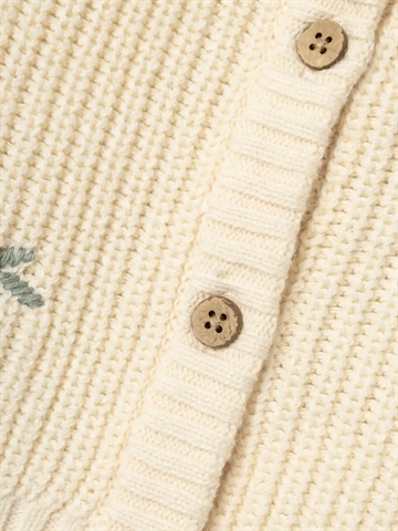 Lil Atelier Cardigan Strik Emlen Birch til baby og de mindste piger