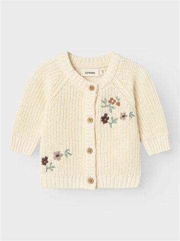 Lil Atelier Cardigan Strik Emlen Birch til baby og de mindste piger