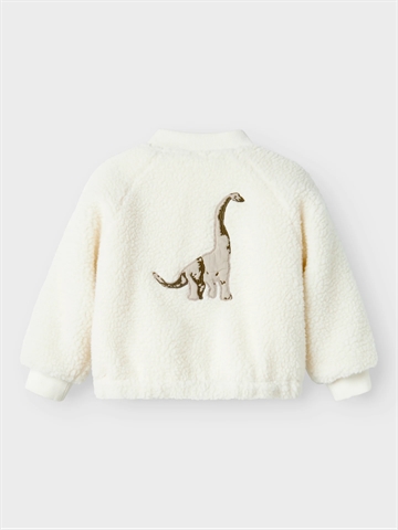 Lil Atelier Jakke - Dino - Nmnlajo Bomber Jacket Coconut Milk