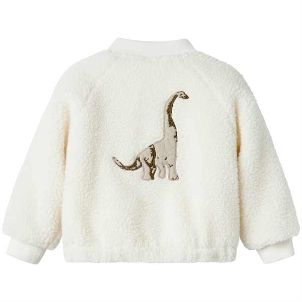 Lil Atelier Jakke - Dino - Nmnlajo Bomber Jacket Coconut Milk