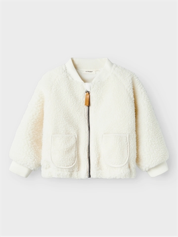 Lil Atelier Jakke - Mariehøne - Nmnlajo Bomber Jacket Coconut Milk