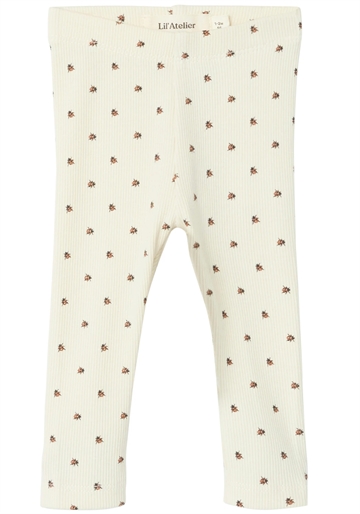 Lil Atelier Leggings - Mariehøne - Lago Kye Turtledove - Baby