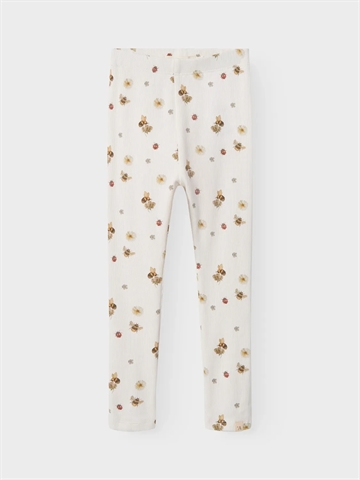 Lil Atelier Leggings Mariehøne Nmflavo Coconut Milk