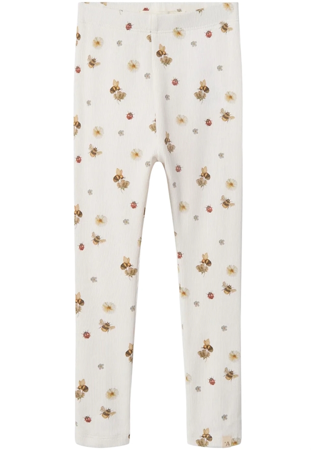 Lil Atelier Leggings Mariehøne Nmflavo Coconut Milk