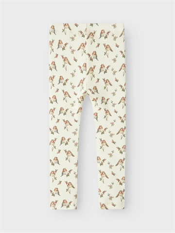 Lil Atelier Leggings NMFGAVO Turtledove Bird