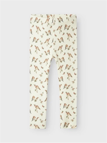 Lil Atelier Leggings NMFGAVO Turtledove Bird