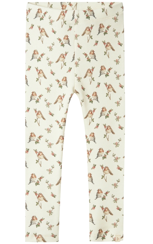 Lil Atelier Leggings NMFGAVO Turtledove Bird