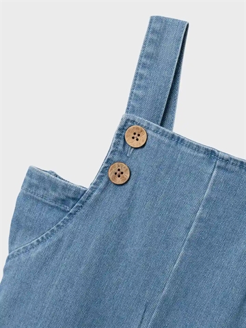 Lil Atelier Smækbukser Okaja Overalls Medium Blue Denim