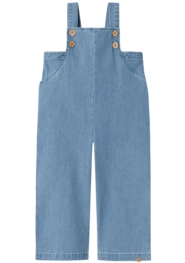 Lil Atelier Smækbukser Okaja Overalls Medium Blue Denim