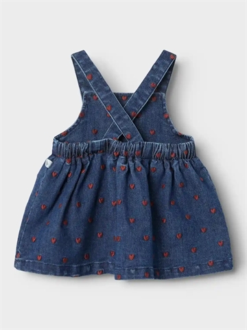 Lil Atelier Spencer - Hjerter - NbfLiva Dark Blue Denim