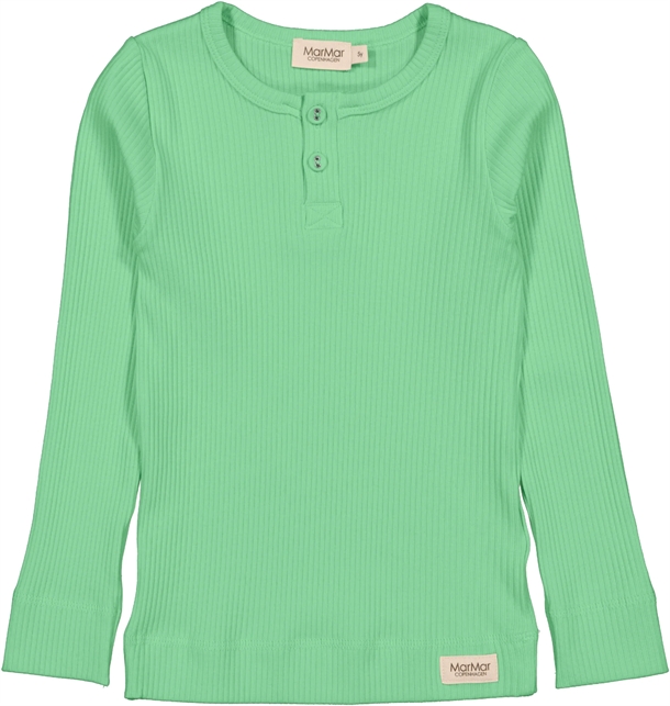 MarMar Bluse Modal m. knapper Cale Green i grøn