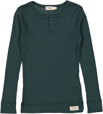 MarMar Bluse Modal m. knapper Pine i grøn