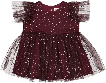 MarMar Kjole - Deandra Ballerina Dotty - Deep Mulberry