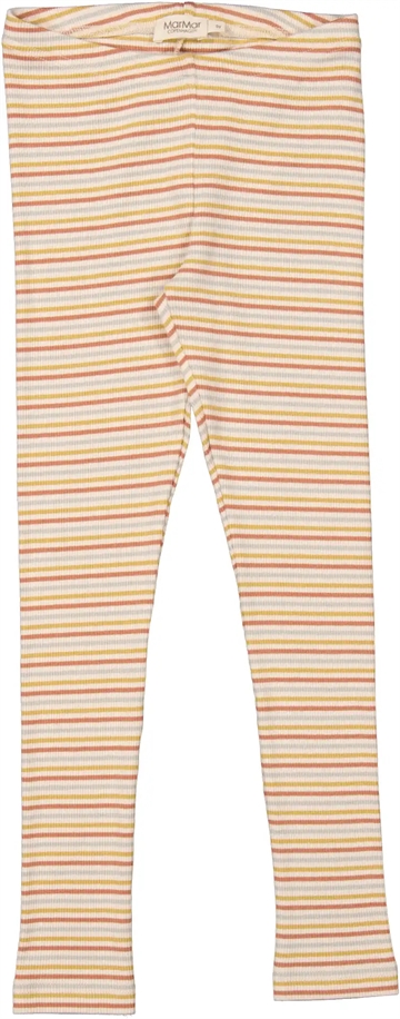 MarMar Leggings Modal Rib Autumn Stripe Mix