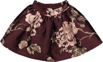 MarMar Nederdel - Sunita Party Jacquard - Deep Mulberry