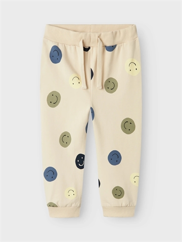 Name It Bukser Nmm Sumo Summer Sand med smiley print