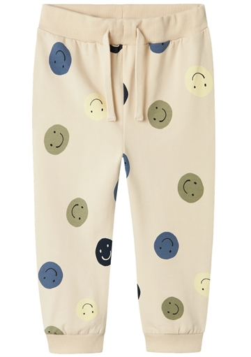 Name It Bukser Nmm Sumo Summer Sand med smiley print