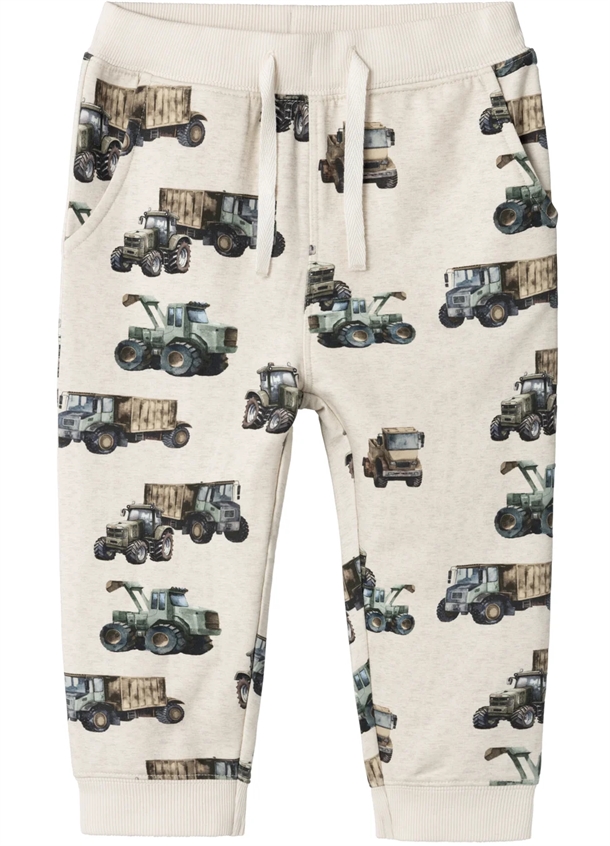 Name It Bukser - Traktor - Niklo Sweat Pants Peyote Melange