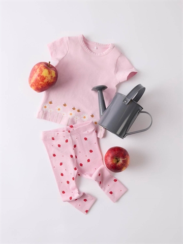 Name It Leggings Dabua - Jordbær - Parfait Pink - Baby