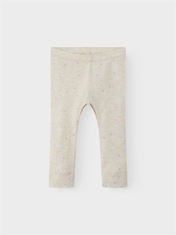 Name It Leggings Dabua - Jordbær - Peyote Melange - Baby