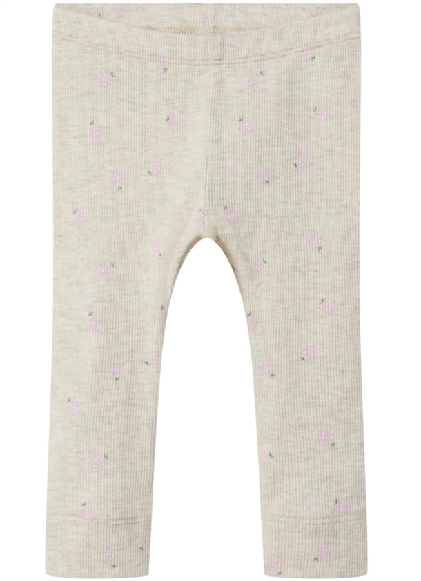 Name It Leggings Dabua - Jordbær - Peyote Melange - Baby