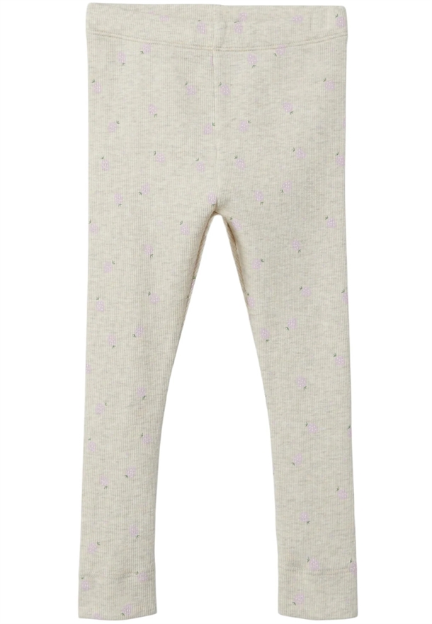 Name It Leggings Dabua - Jordbær - Peyote Melange