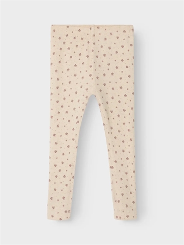 Name It Leggings Noella - Kløver - Pointelle Peyote Melange