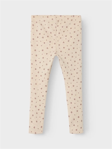 Name It Leggings Noella - Kløver - Pointelle Peyote Melange