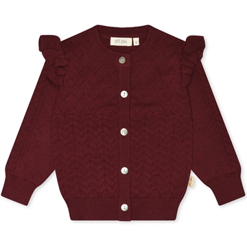 Petit Piao Cardigan Dark Cherry