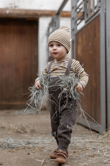 Petit Piao Overalls Dark oak