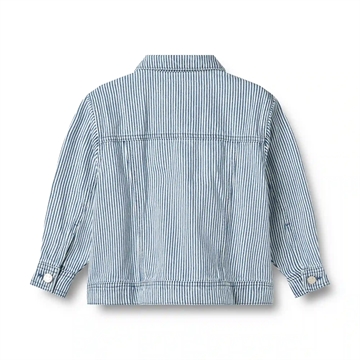 Wheat Jakke Vive Cowboy Denim Ink Stripe - COLLAB WHEAT x PERNILLE TEISBÆK