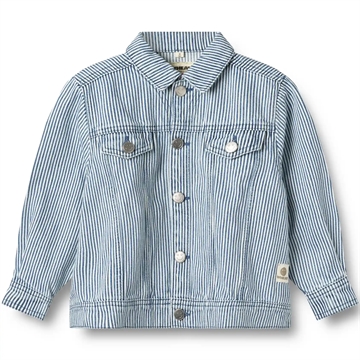 Wheat Jakke Vive Cowboy Denim Ink Stripe - COLLAB WHEAT x PERNILLE TEISBÆK