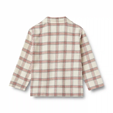 Wheat Pyjamas Madison Eggshell Check med flotte tern